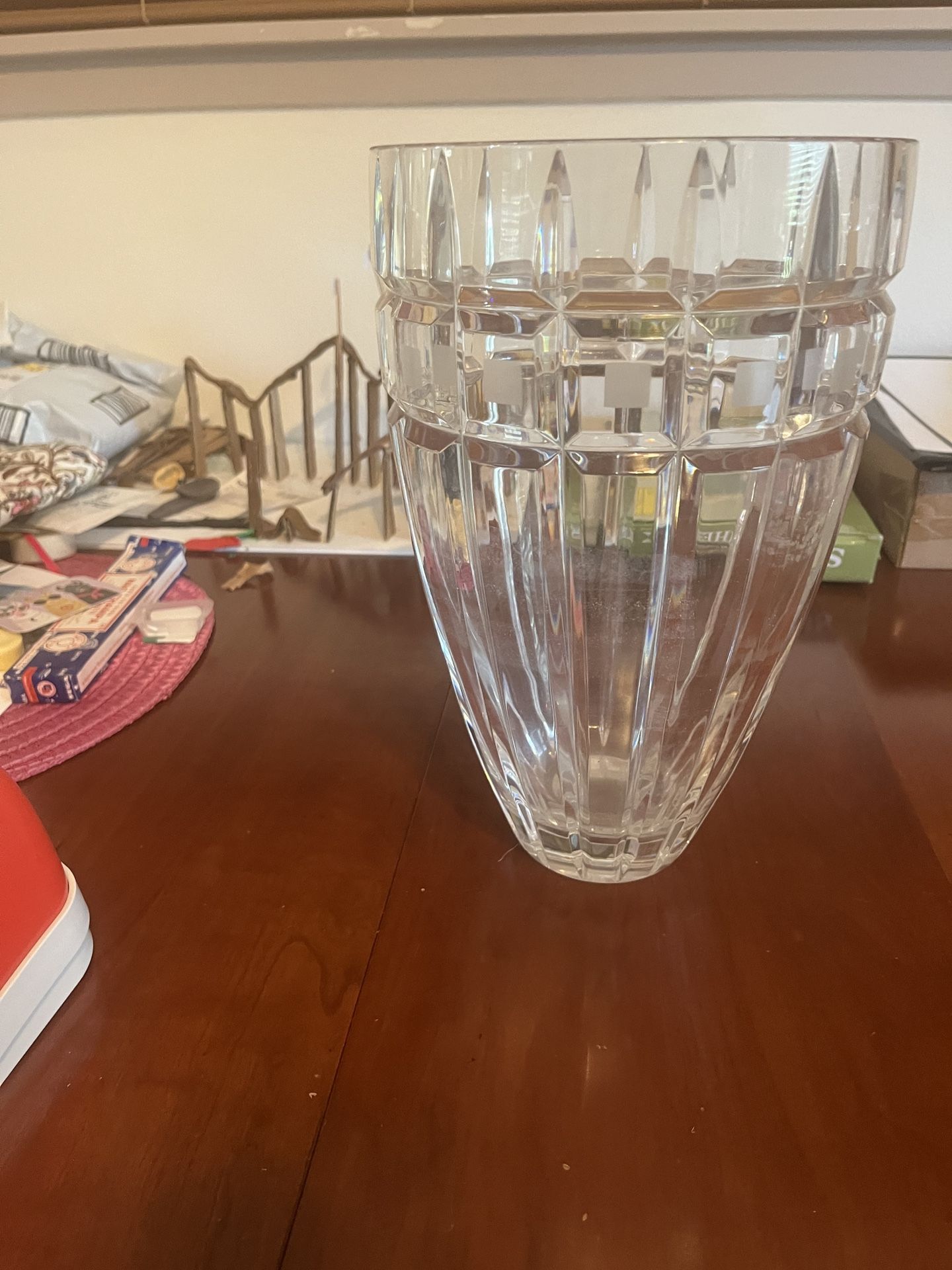 Large Waterford, Crystal Vase