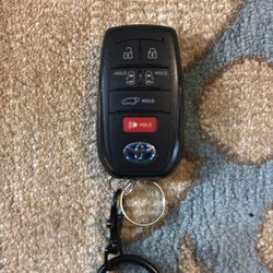 Smart Key for Toyota Sienna 2021-2025, Alliskeys 6-Buttons Proximity Key Fob Replacement for Toyota Sienna 2021 2022 2023 2024 2025 