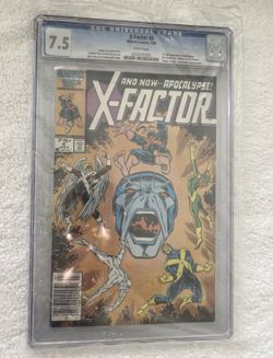X-Factor #6 (1986) CGC 7.5 NEWSSTAND EDITION