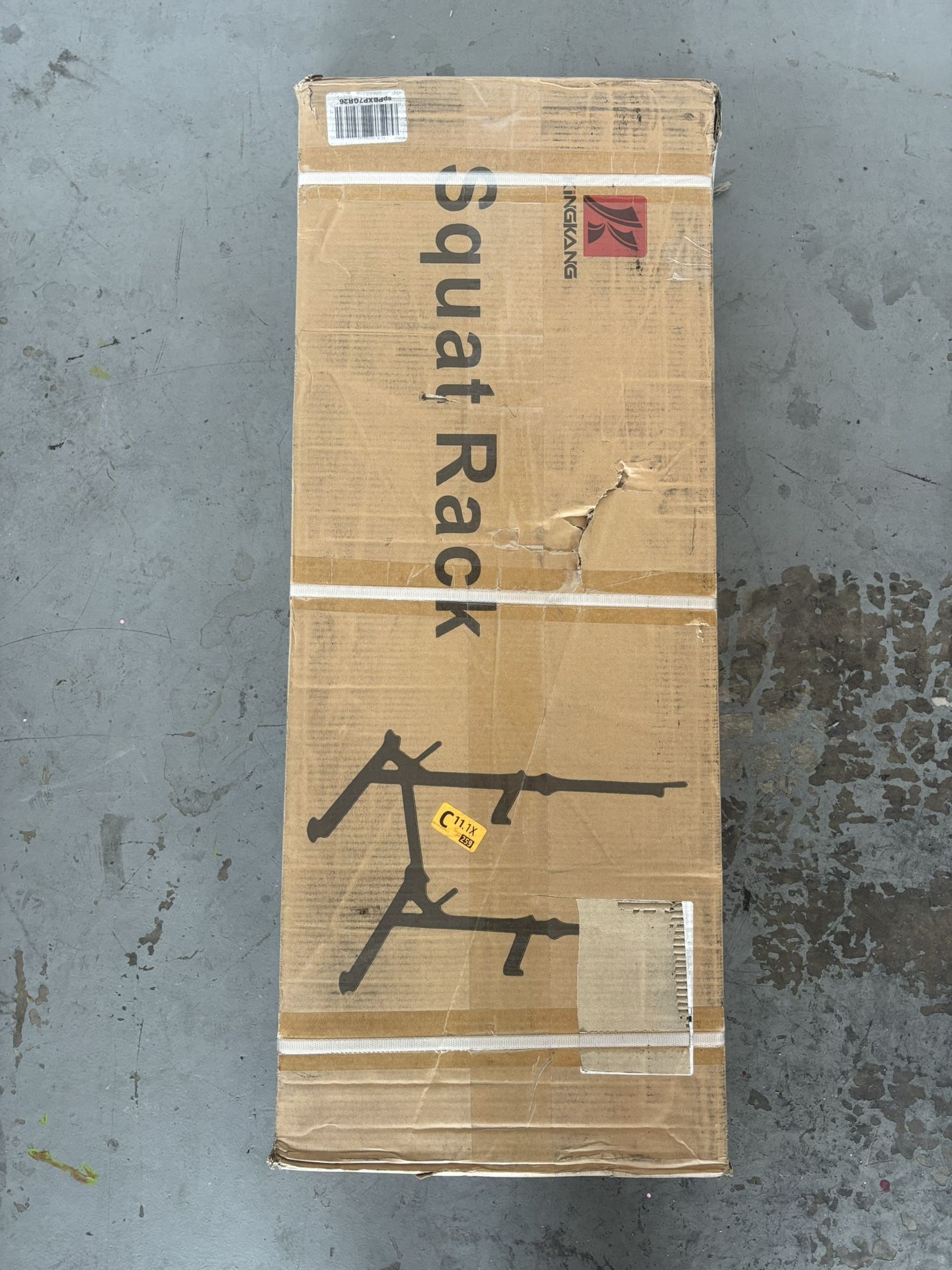 K KiNGKANG Adjustable Squat Rack
