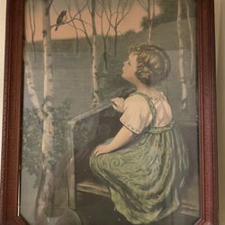 Vintage 1904 Print- spring Spring Song Song