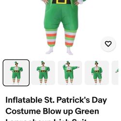 💯 inflatable St Patrics Day Leprechaun costume