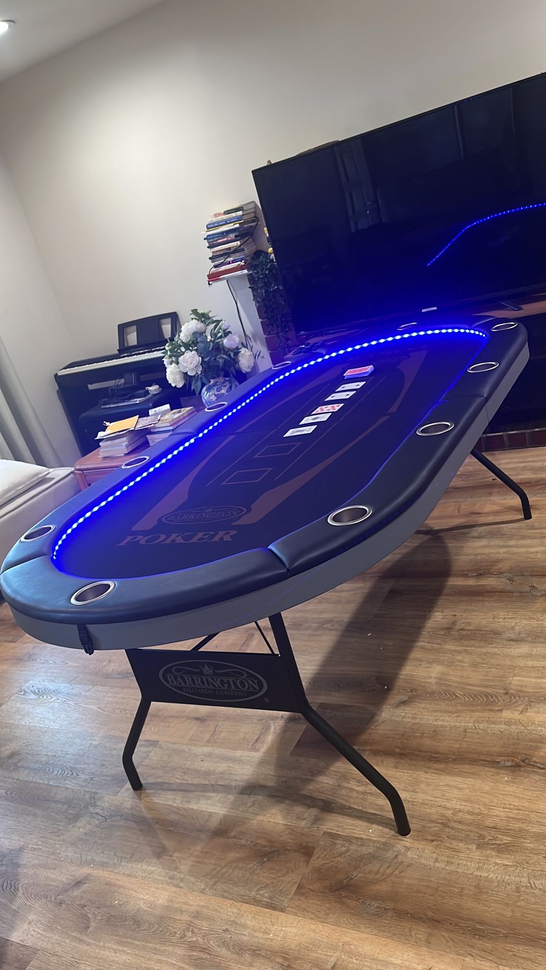 Poker Table And Chips