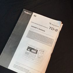 Roland TD 8 Manual
