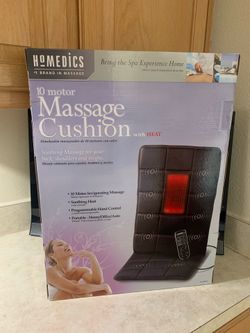 Homedics Portable Heating and Vibrating Back Massage Cushion . New in open box . Pick up in Ennis on N. Sherman St., cash or Venmo