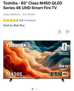 65 inch tv brand new!