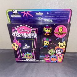 Disney Doorables Neon Glow 5 Pack