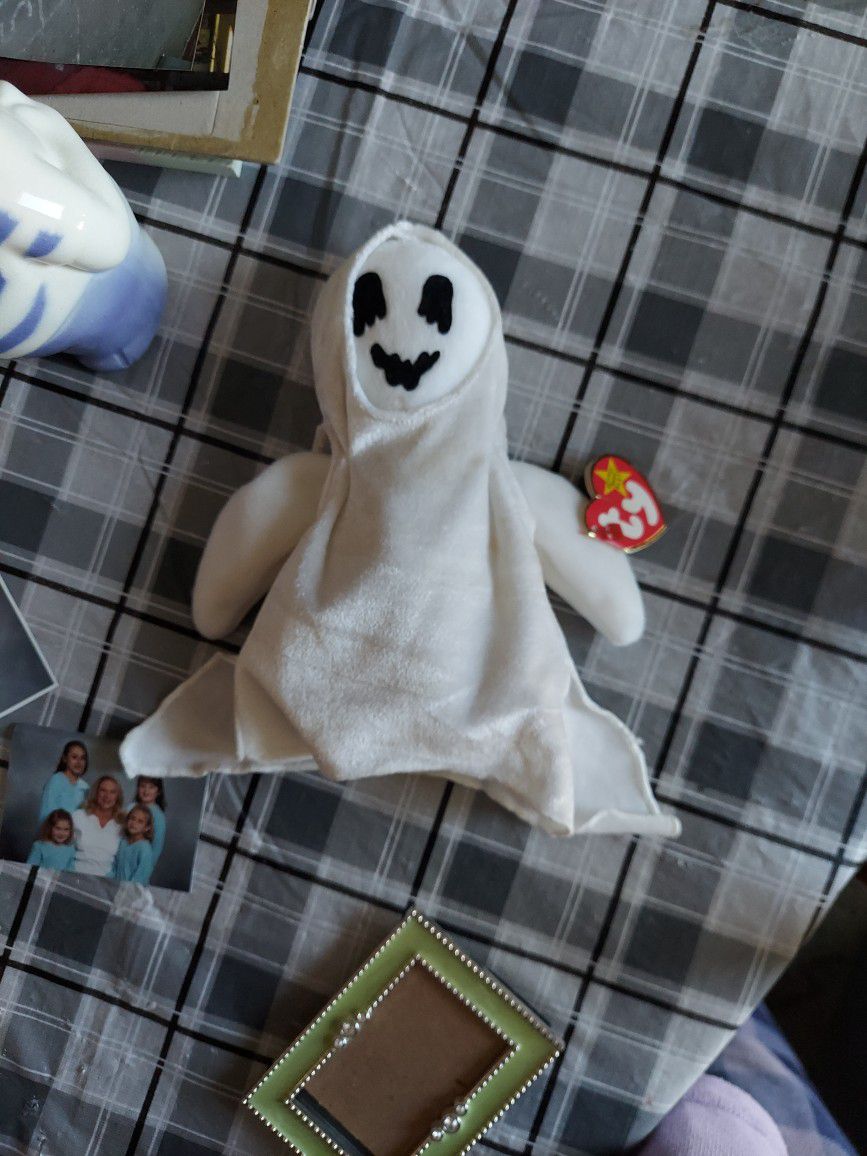 Oct 1999 TY Beanie Baby- Lil' Ghost "SHEETS"