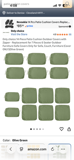 Patio furniture covers