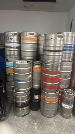 Beer kegs
