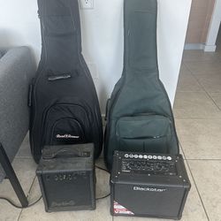 Guitar Case And Amps 