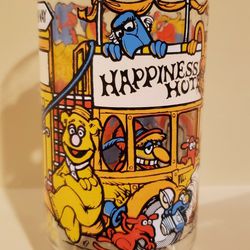 Vintage McDonald's Great Muppet Caper 1981 Henson Assoc, Inc - Happiness Hotel Glass