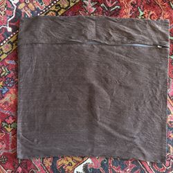 Jim, Thompson, Thai Ross, Silk, Deep Cocoa Pillow Covering Case