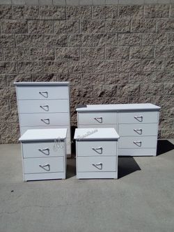 White Bedroom Dresser Set!