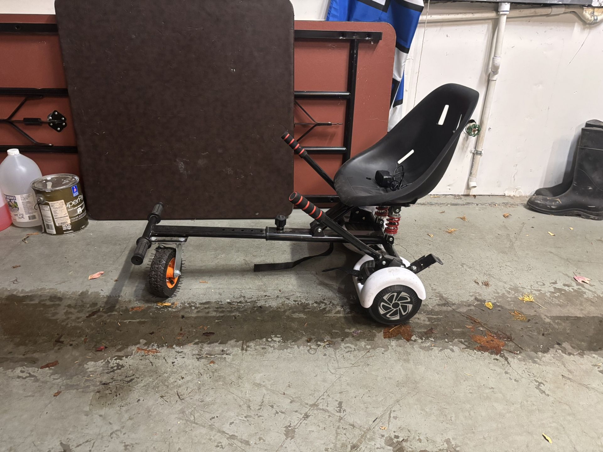 Hoverboard With Seat Attachment