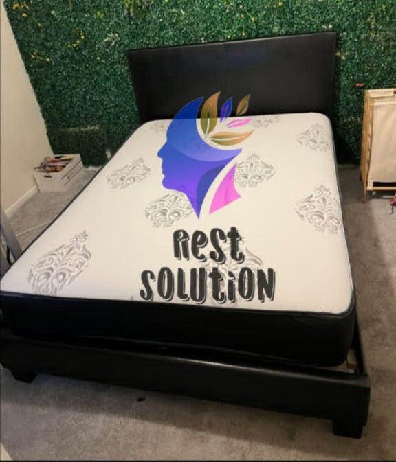 BED FRAME FULL SIZE AND MATTRESS,🆕🔥 SALE