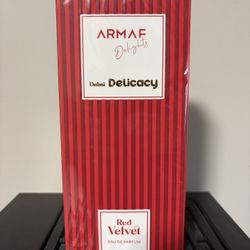 Armaf Delights Dubai Delicacy Red Velvet Eau De Parfum New Sealed