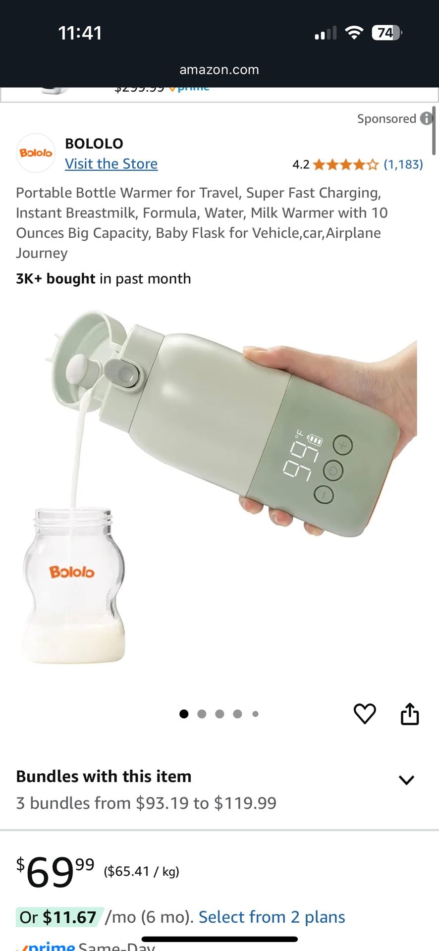 Heating Thermos Baby’s Milk