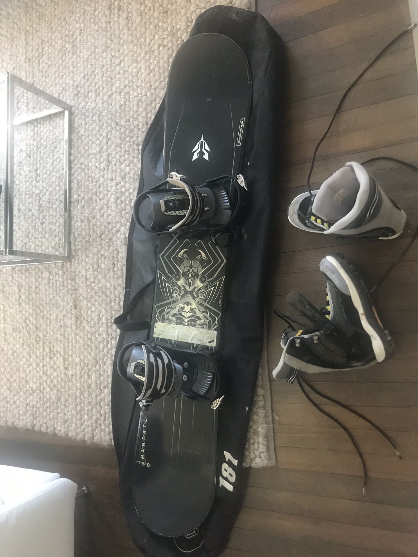 Snowboard SALOMON package