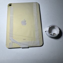 iPad 10th Gen Wi Fi Only 64gb Yellow Brand New never used Never Activated 
