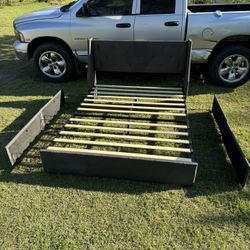 Queen Bed frame And Mattress