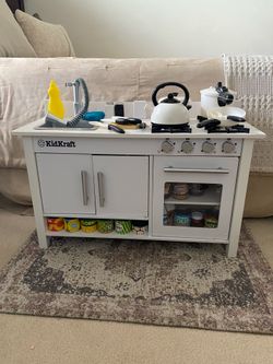 Kids play kitchen with accessories