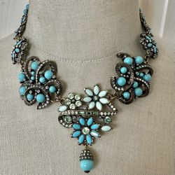 Heidi Daus "Corsage for the Neck" Statement Necklace