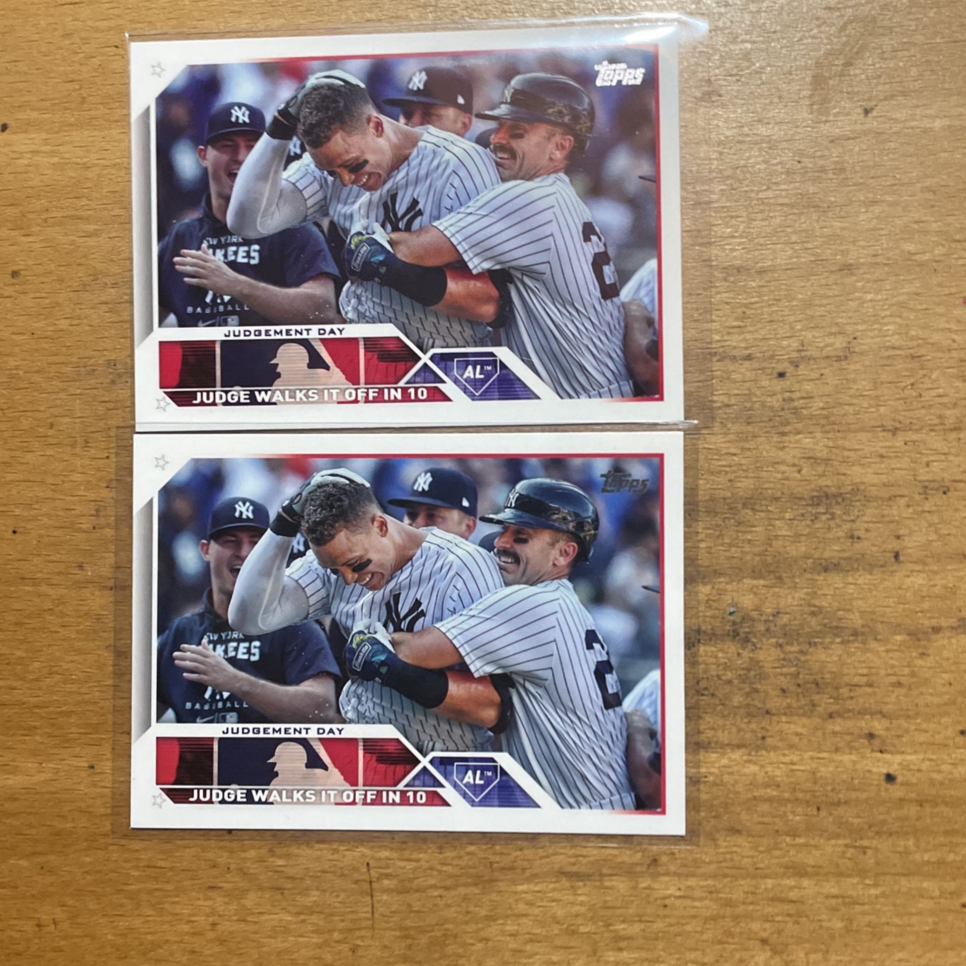 2023 TOPPS JUDGEMENT DAY 2 CARD LOT
