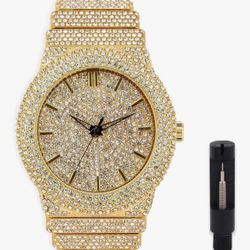 Gold Bust down Watch, Universal Size 