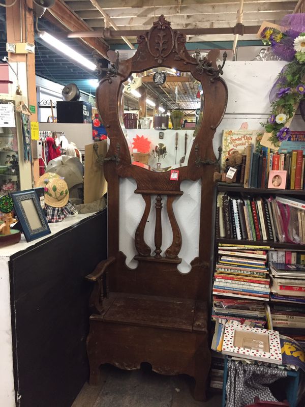 Antique hall tree for Sale in Whittier, CA OfferUp