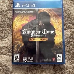 Kingdom Come Deliverance For Playstation 4