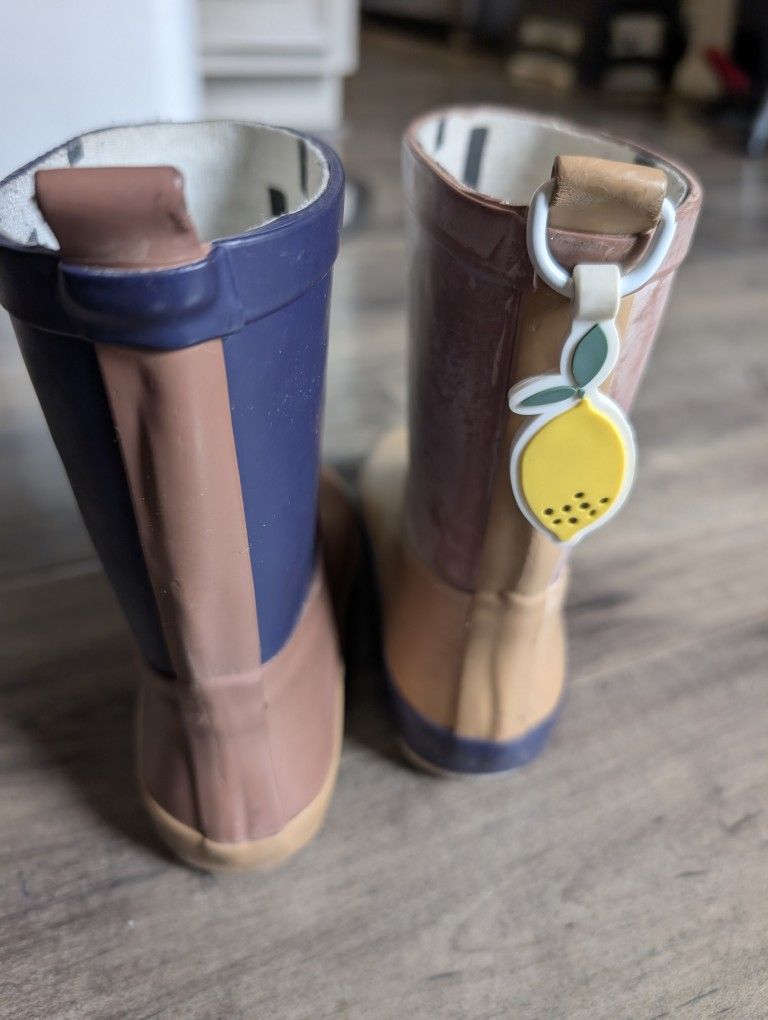 Sticky Lemon π Kids Girls Rain Boots Size 26