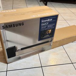 Samsung (HW-Q60CF) Surround Sound Dolby Atmos Home Theater Soundbar | Wireless Sub | Adaptive Audio 