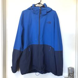 The North Face Men’s Size XL Blue Windbreaker Rain Jacket 