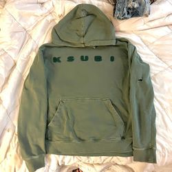 Green Men's Ksubi Hoodie MEDIUM