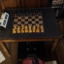 Chess Board  With Time Clock