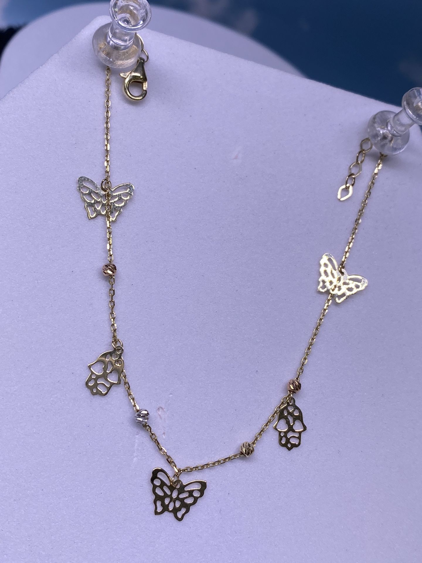 14K Butterfly charms