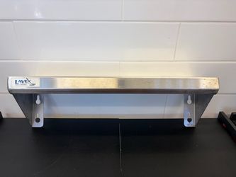 Lavex Stainless Steel Wall Shelf