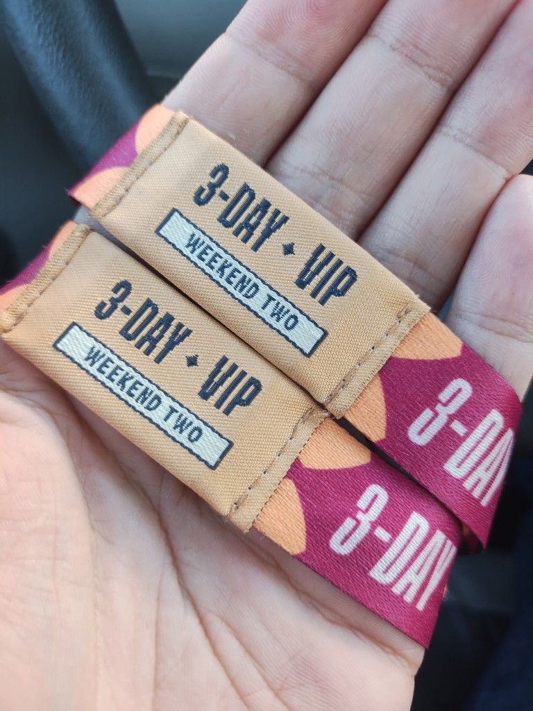 VIP Sunday Wristbands AUSTIN CITY LIMITS
