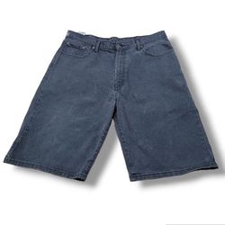 Levi's Shorts Size 40 W40"xL12" Levi's 569 Jean Shorts Denim Shorts Jorts Faded Measurements In Description 