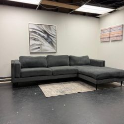 Living Spaces Aquarius Sectional Sofa with Chaise - Delivery Available!