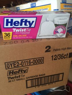 Hefty Trash Bags 4 gallon