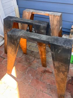 3 Burro Brand Sawhorses