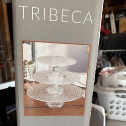 Three Tier Glass Dessert Tower