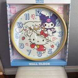 Hello Kitty And Friends Wall Clock