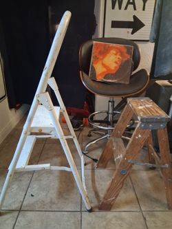 Vintage step ladders