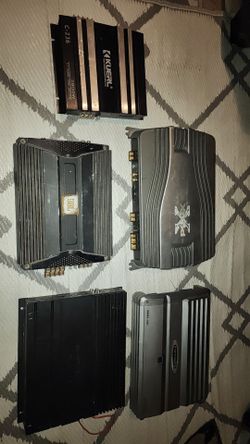 Car amplifiers various  brands and prices or take all