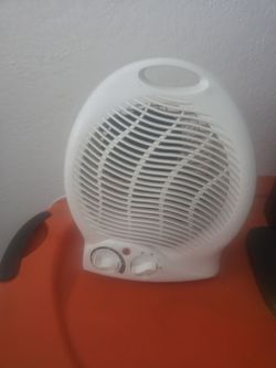 White Portable Electric Fan Heater