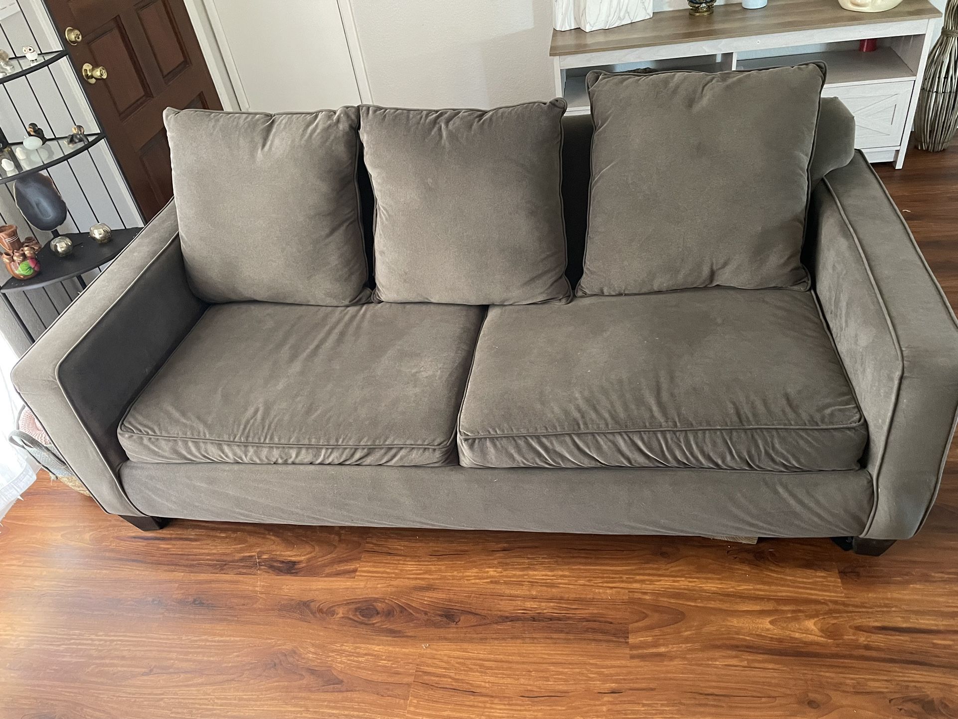 Grey Couches Pair Of Two