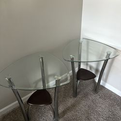 Glass End Tables 